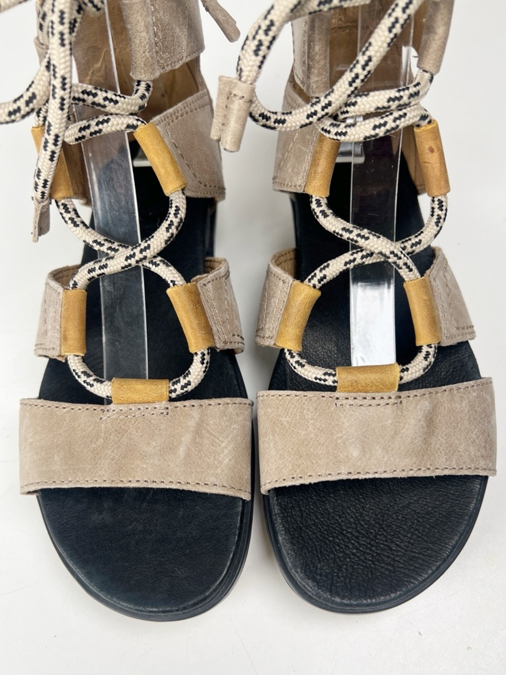 SOREL Women’s Size 7 Sahara Leather Torpeda II Lace-Up Gladiator Sandals - Picture 7 of 12